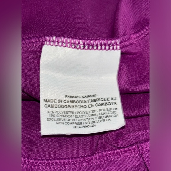 Nike Golf Tour Performance Dri-Fit Pink Fuchsia Plum Pleated‎ Skirt Women’s XL - Picture 6 of 8